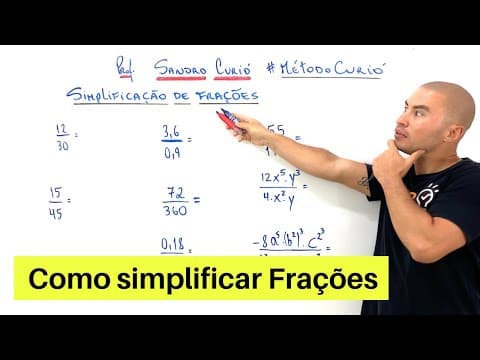 Thumbnail da aula: SIMPLIFICAÇÃO DE FRAÇÕES | RÁPIDO e FÁCIL