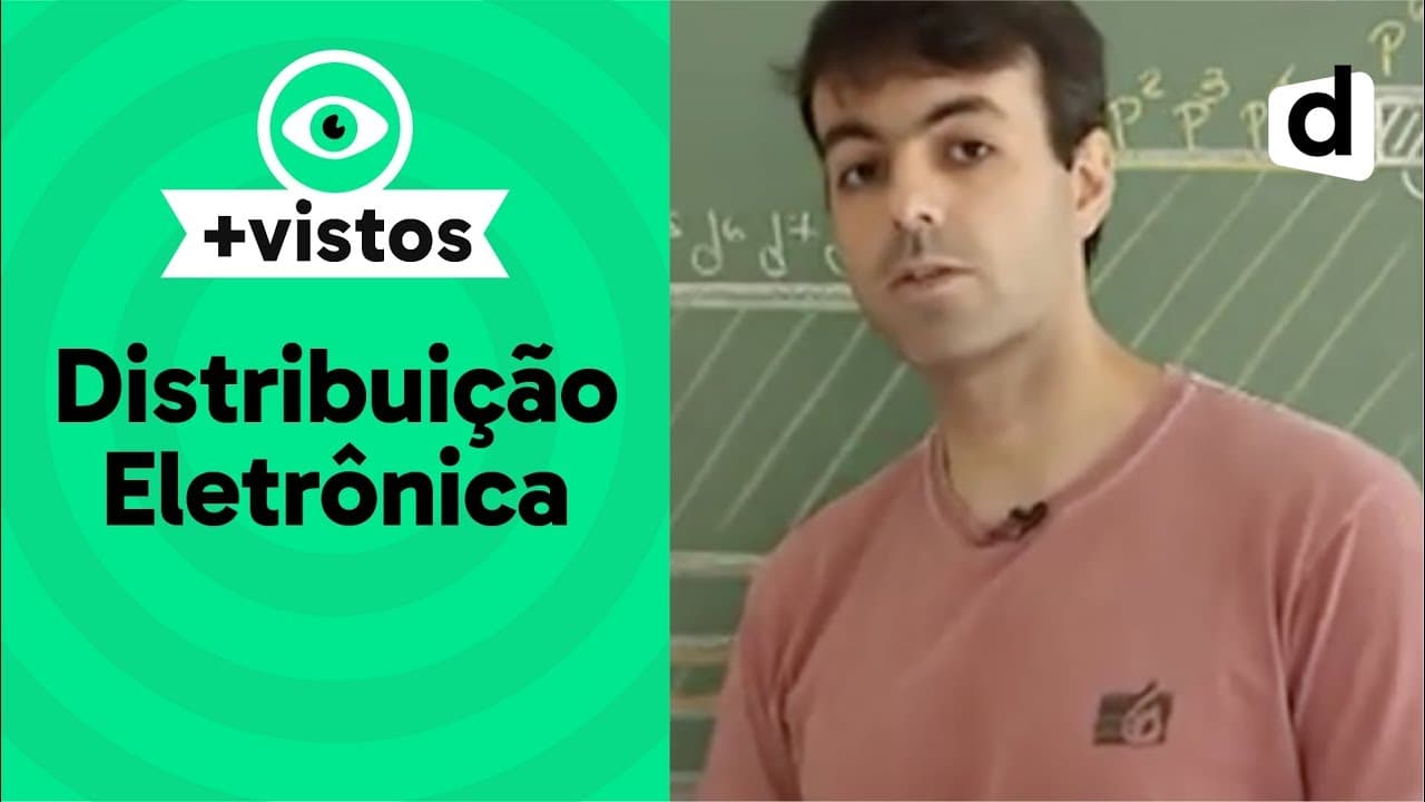 Thumbnail: TUDO SOBRE DISTRIBUIÇÃO ELETRÔNICA | QUÍMICA | DESCOMPLICA