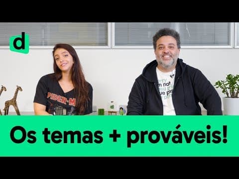 Thumbnail da aula: QUAL SERÁ O TEMA DA REDAÇÃO ENEM 2019? | DÉBORA ALADIM | PLANTÃO