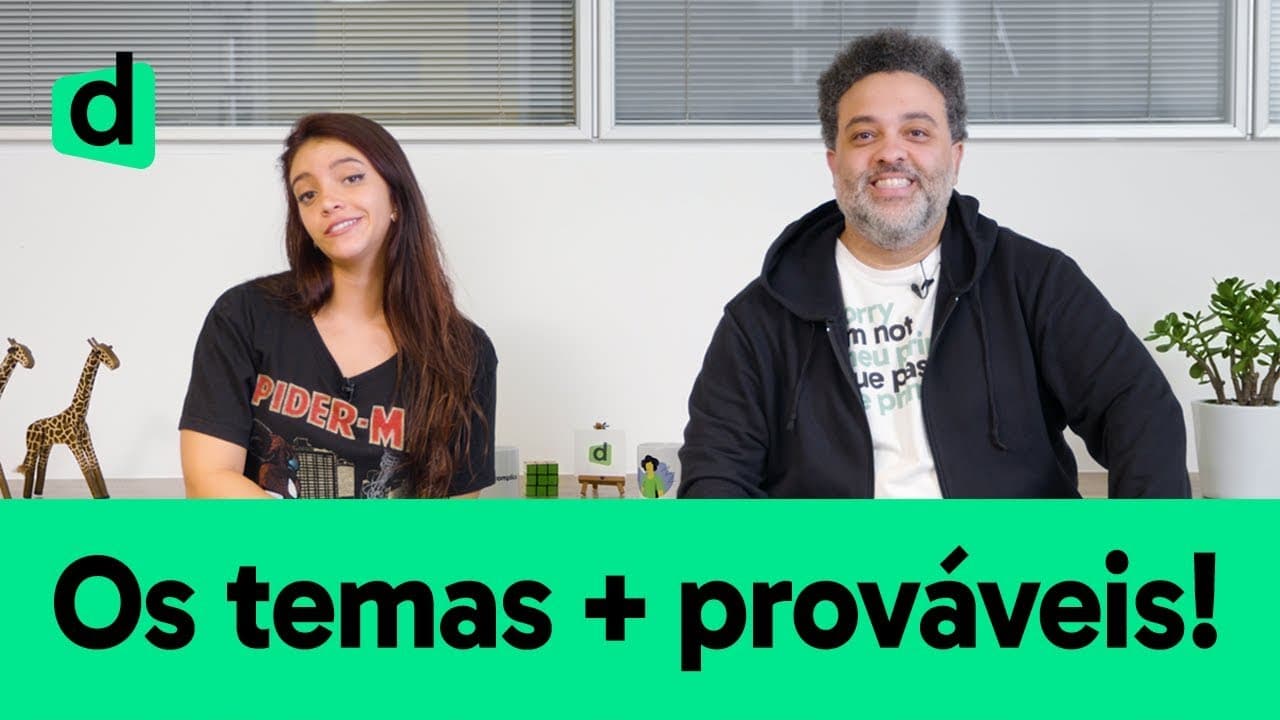 Thumbnail: QUAL SERÁ O TEMA DA REDAÇÃO ENEM 2019? | DÉBORA ALADIM | PLANTÃO