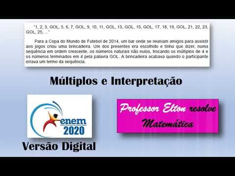 Thumbnail da aula: ENEM 2020 - Versão Digital - Múltiplos - 1, 2, 3, GOL, 5, 6, 7, GOL, 9, 10, 11, GOL, 13, GOL, 15, GO