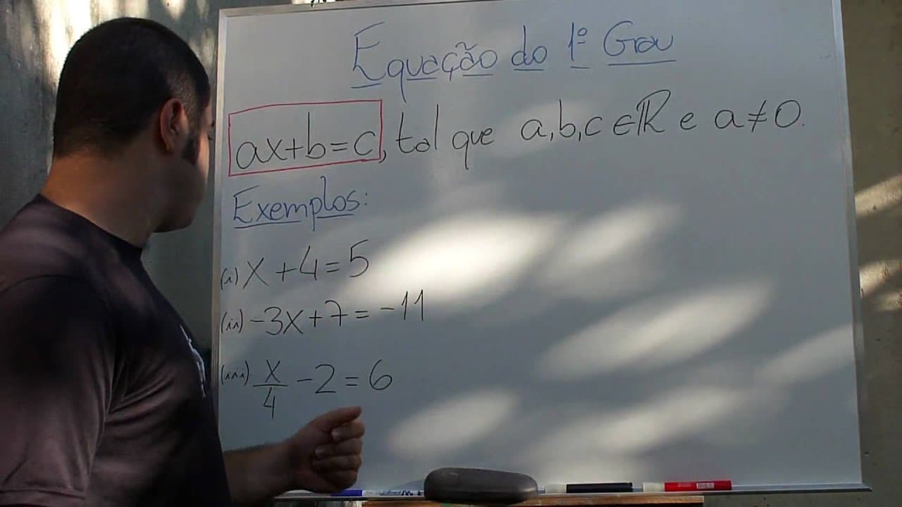 Thumbnail: Equação do 1º Grau - Parte 0 | Matemática Rio
