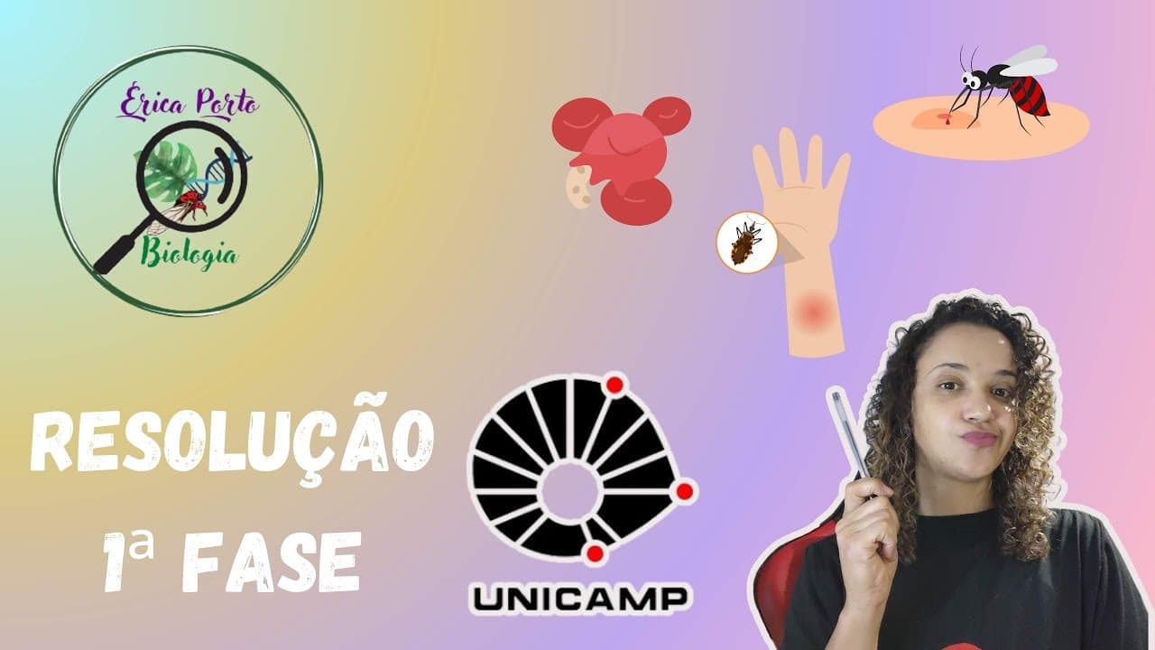 Thumbnail: Resolução Questão Unicamp 1ª fase - Malária e outras Protozooses