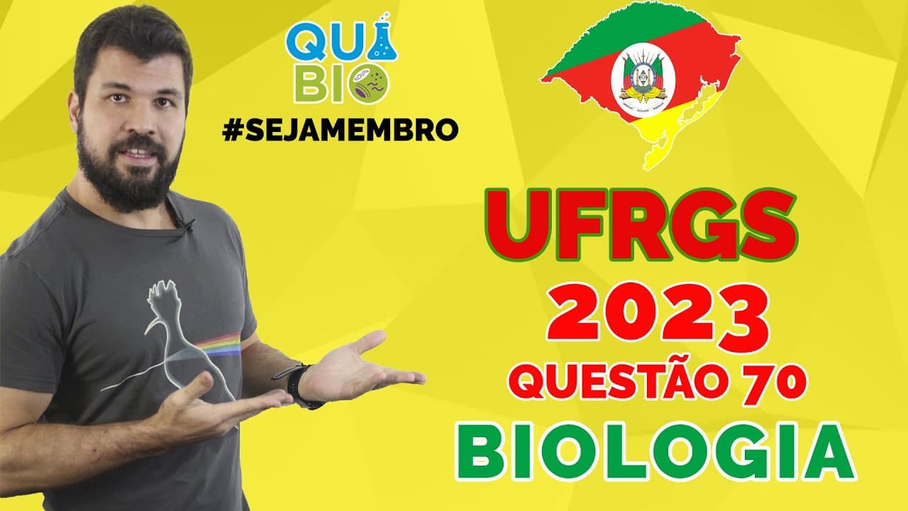 Thumbnail: UFRGS 2023 - Questão 70 - A maior parte das células requer um aporte contínuo de oxigênio e uma remo