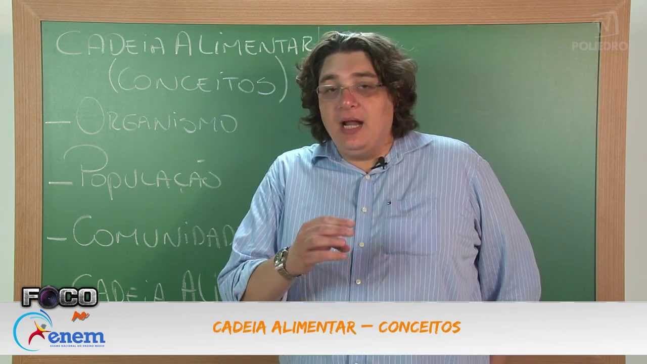 Thumbnail: Videoaulas Poliedro | Enem | Cadeia Alimentar: conceitos