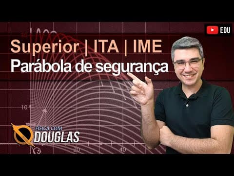 Thumbnail da aula: Parábola de Segurança no lançamento oblíquo/horizontal/vertical para ITA | IME | Olimpíadas