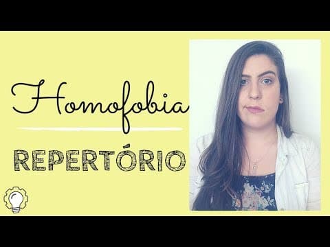 Thumbnail da aula: E se cair HOMOFOBIA na redação do Enem?