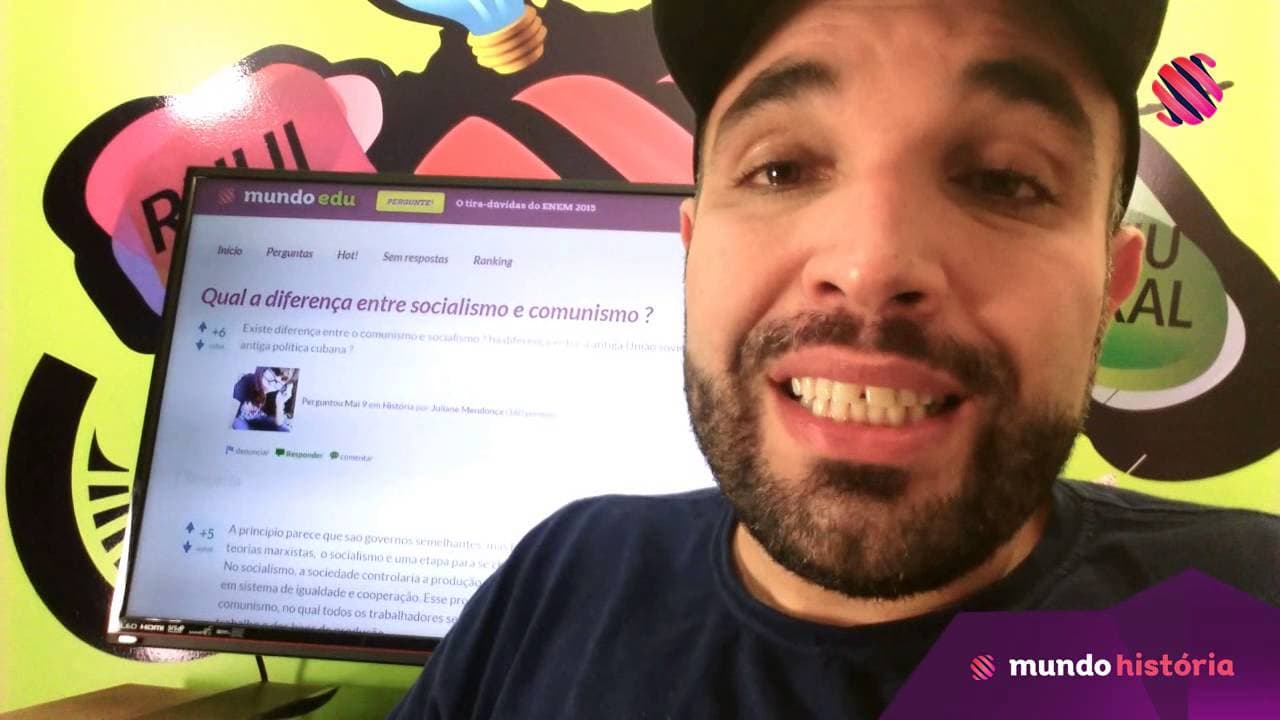 Thumbnail: Pergunte! - Qual é a diferença entre socialismo e comunismo?