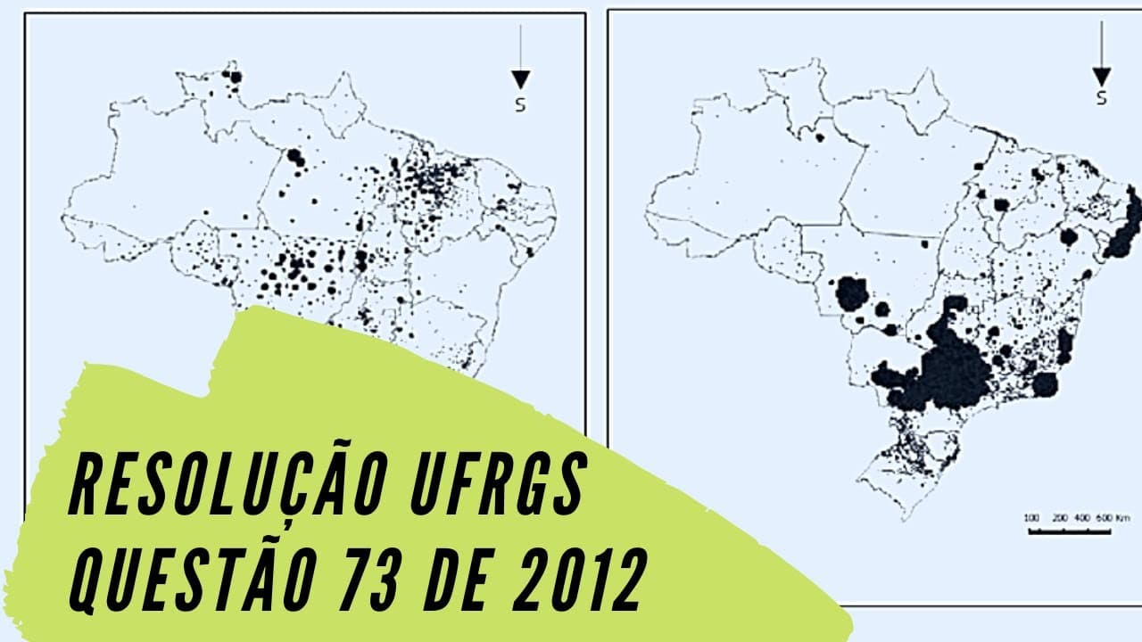 Thumbnail: Resolução questão 73 Geografia da UFRGS (2012)