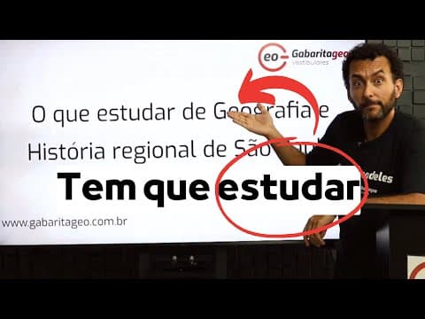 Thumbnail da aula: 🟢 FUVEST 2025: O que estudar de Geografia e História |