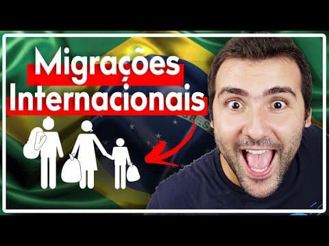 Thumbnail da aula: (1/2) MIGRAÇÕES INTERNACIONAIS NO BRASIL - AULA DE GEOGRAFIA COMPLETA