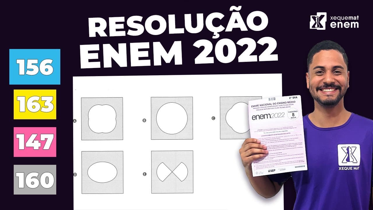 Thumbnail: 🔘Questão 156 - Caderno Azul | Projeção | MATEMÁTICA ENEM 2022