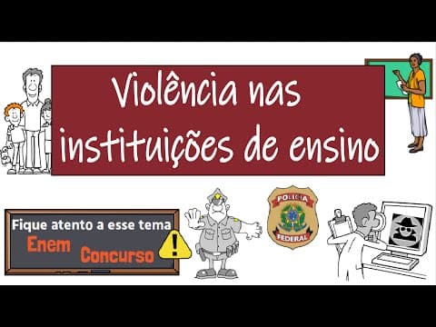 Thumbnail da aula: Atualidades - Violência nas instituições de ensino | Desenhando a Solução