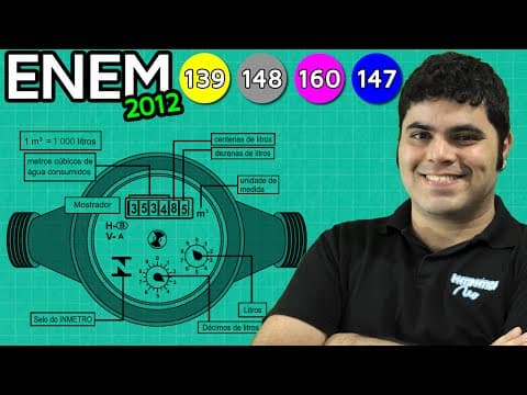 Thumbnail da aula: ENEM 2012 Matemática #12 - Sistema de Numeração Decimal e Unidades de Medida