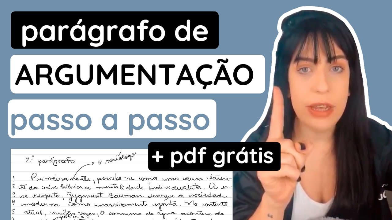 Thumbnail: Como argumentar na redação do Enem