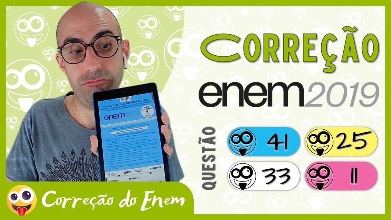 Thumbnail: [CORREÇÃO DO ENEM] Questão 41 - Enem 2019 - Prova azul ▷ Ela nasceu lesma, mas queria ser escargot