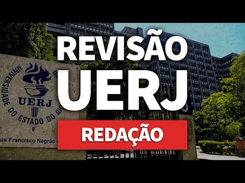 Thumbnail da aula: REVISÃO UERJ: Redação | ProEnem