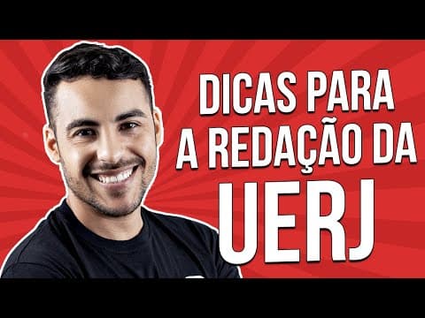 Thumbnail da aula: MAIS DICAS PARA A REDAÇÃO DA UERJ | Prof. Romulo Bolivar