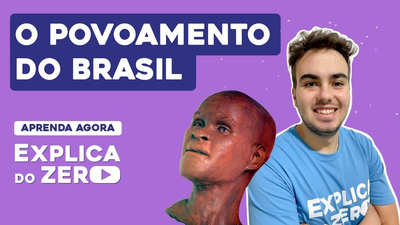 Thumbnail: O POVOAMENTO DO BRASIL| História | Explica do Zero | Prof. Jean Miranda