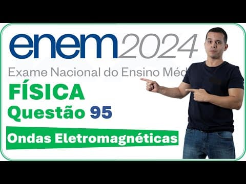 Thumbnail da aula: ENEM 2024 | QUESTÃO 95 | EM AEROPORTOS, POR RAZÕES DE SEGURANÇA, OS PASSAGEIROS