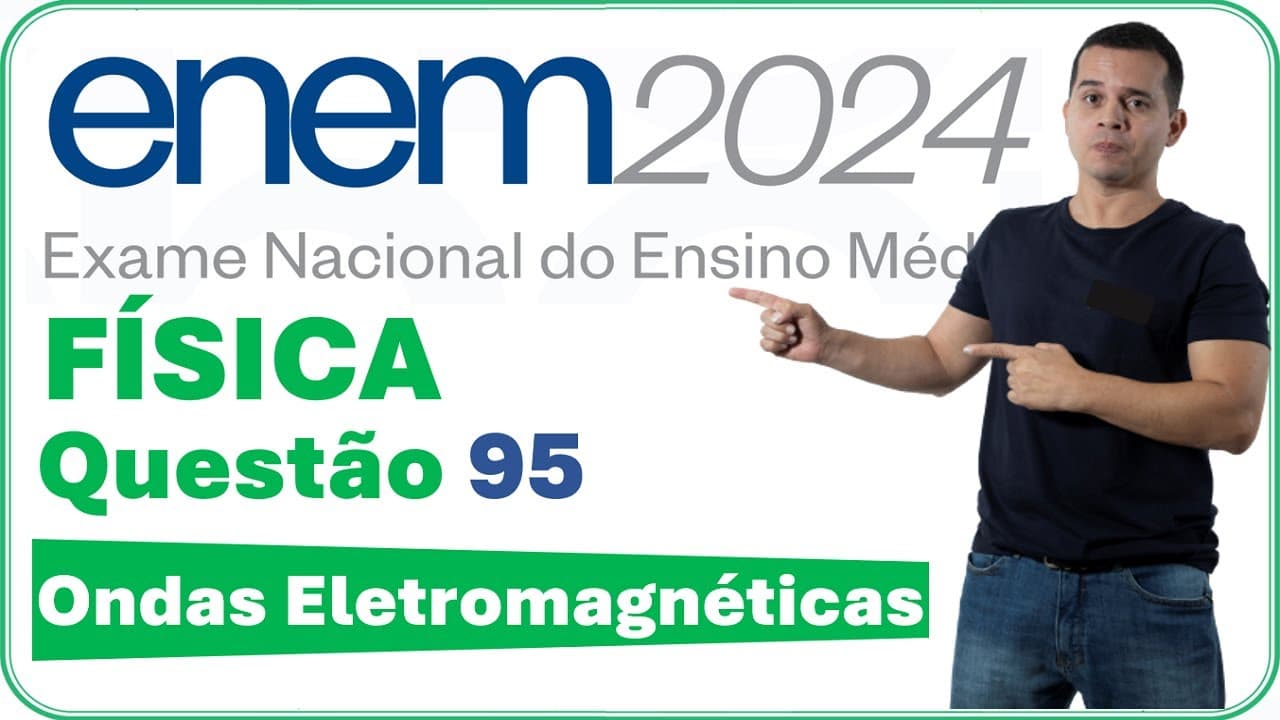 Thumbnail: ENEM 2024 | QUESTÃO 95 | EM AEROPORTOS, POR RAZÕES DE SEGURANÇA, OS PASSAGEIROS
