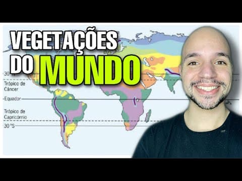 Thumbnail da aula: Vegetações do mundo (biomas mundiais) | Aula completa | Ricardo Marcílio