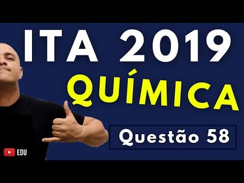Thumbnail da aula: ITA 2019 - Questão 58 - QUÍMICA - 1ª Fase - Tema: DESLOCAMENTO de EQUILÍBRIO (Processo Haber-Bosh)