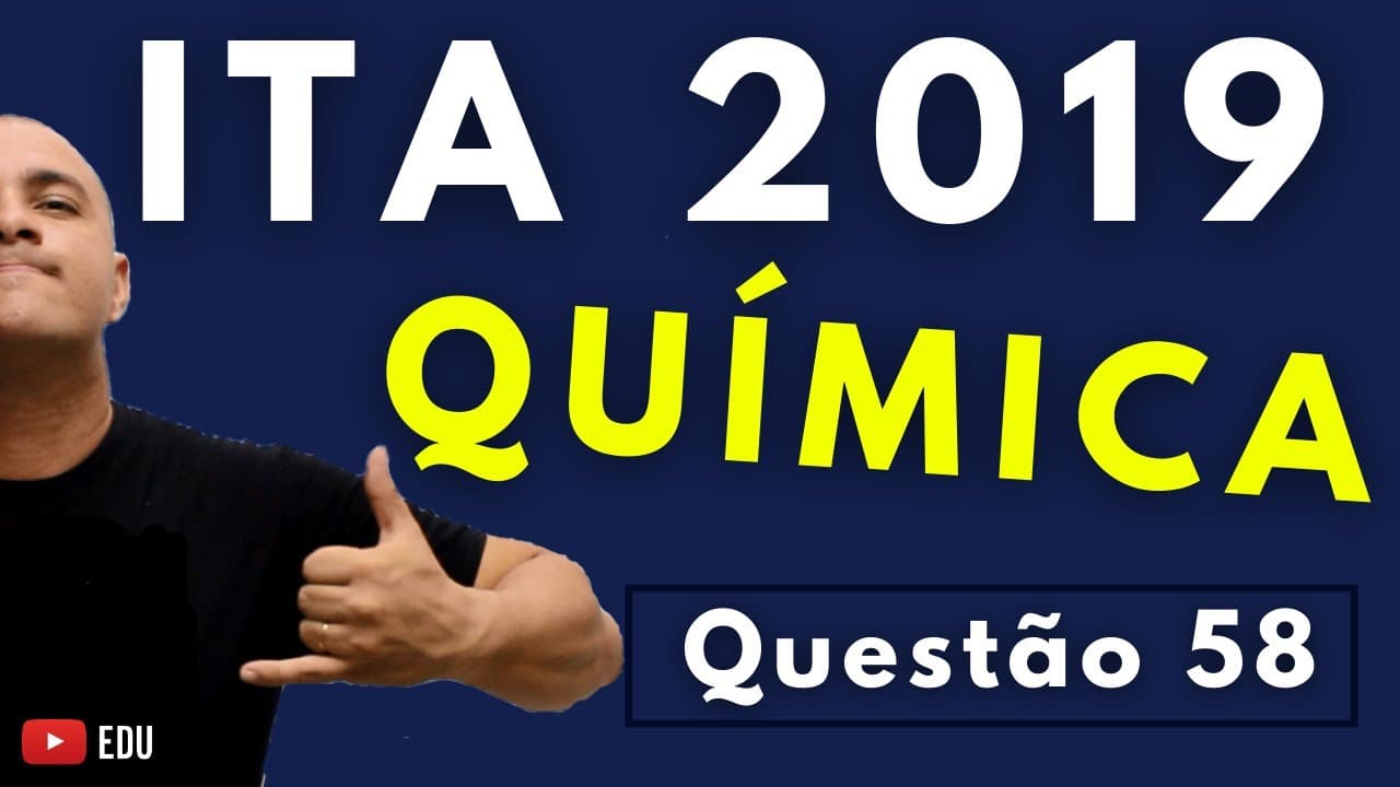 Thumbnail: ITA 2019 - Questão 58 - QUÍMICA - 1ª Fase - Tema: DESLOCAMENTO de EQUILÍBRIO (Processo Haber-Bosh)