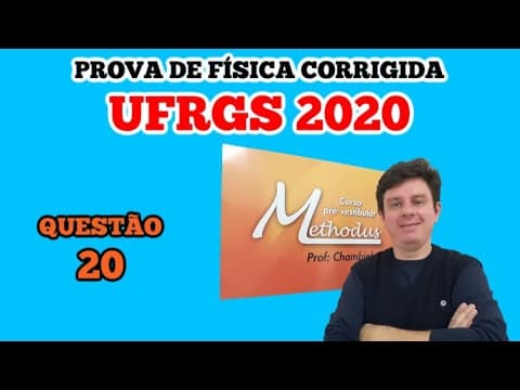 Thumbnail da aula: Questão 20 da prova de física da UFRGS 2020 - Um bonito efeito de cor pode ser observado quando