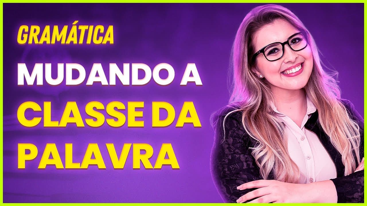 Thumbnail: O QUE É DERIVAÇÃO REGRESSIVA E DERIVAÇÃO IMPRÓPRIA? [MORFOLOGIA] - Profa. Pamba