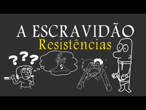 Thumbnail da aula: ESCRAVIDÃO E RESISTÊNCIAS #conciencianegra