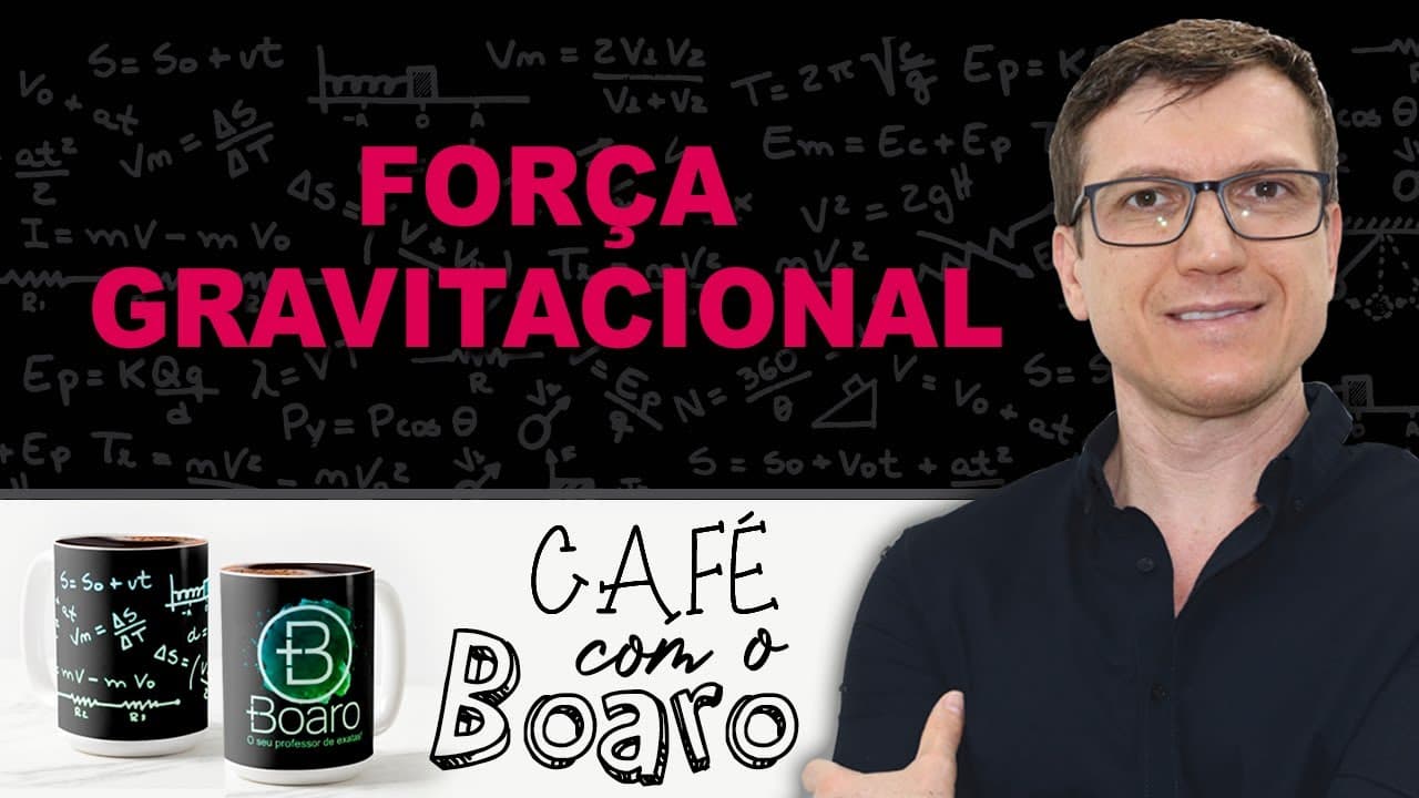 Thumbnail: FORÇA GRAVITACIONAL - GRAVITAÇÃO - EXERCÍCIOS para REVISÃO de FÍSICA – EXC108