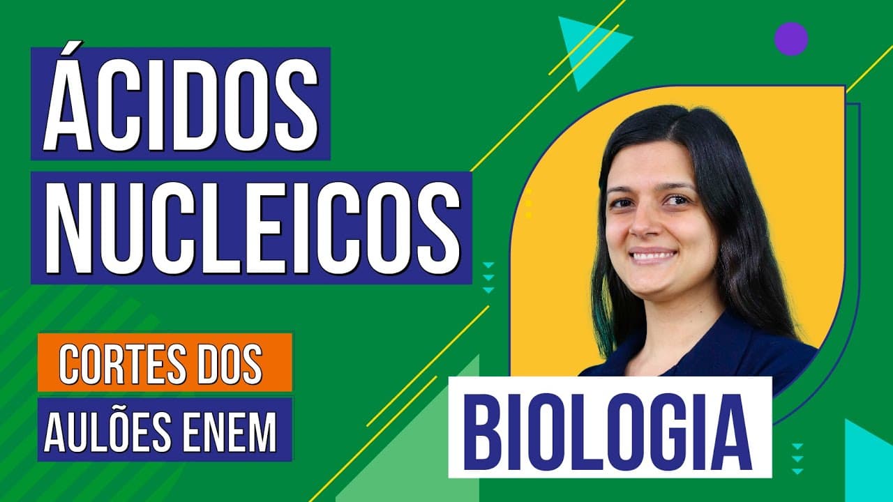 Thumbnail: ÁCIDOS NUCLEICOS | Cortes dos Aulões do Enem | Biologia | Cláudia de Souza Aguiar