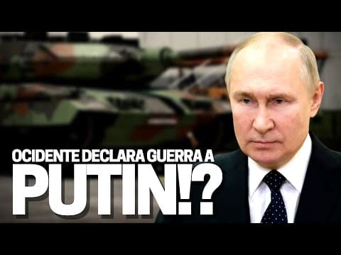 Thumbnail da aula: Ocidente em guerra com Rússia (Leopard 2 e Abrams)! Acordo Mercosul-China e moeda comum BRICS!