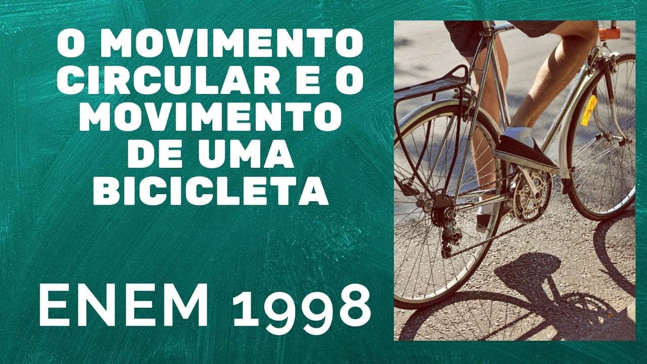 Thumbnail: ENEM 1998 - O movimento circular e o movimento de uma bicicleta