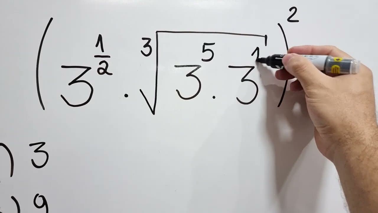 Thumbnail: Consegue resolver essa expressão numérica? Tem que saber potenciação!