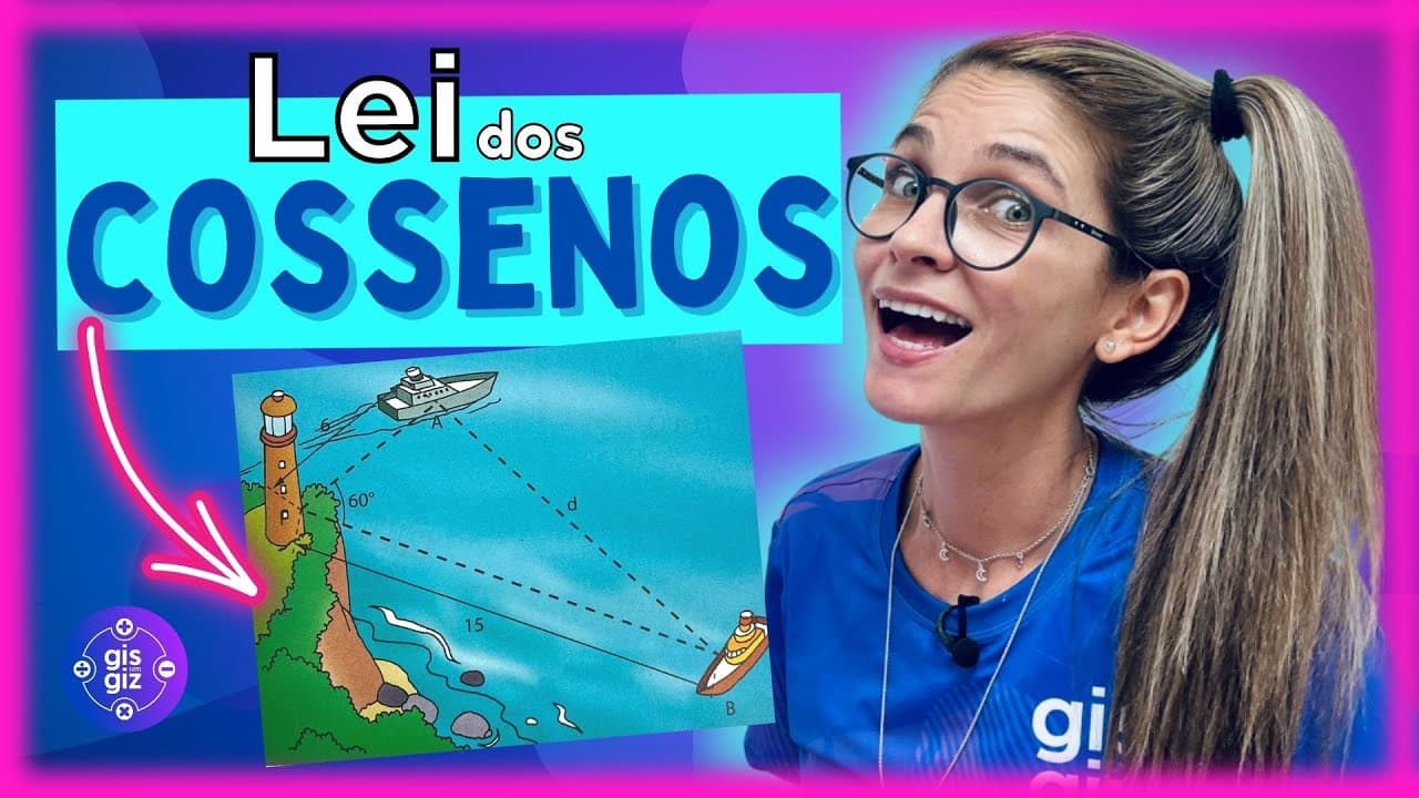 Thumbnail: LEI DOS COSSENOS | Fórmula e resolução de exercícios