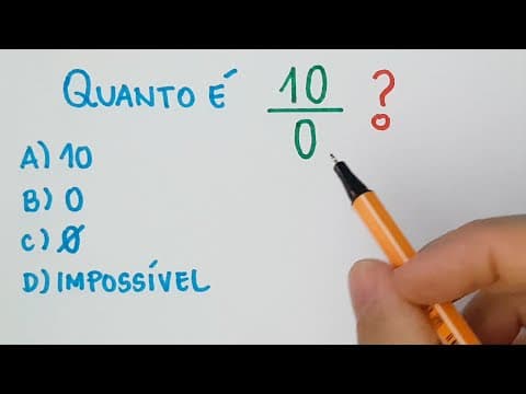 Thumbnail da aula: 🔥 HELP MATEMÁTICA BÁSICA - Dá pra dividir por zero?
