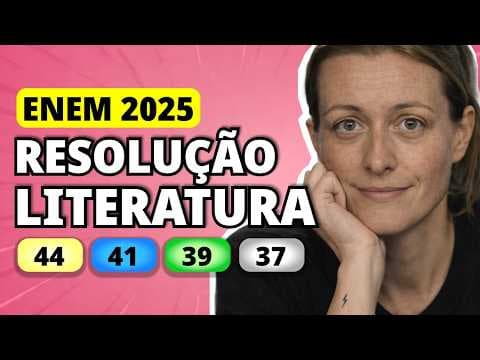Thumbnail da aula: ENEM 2025 Linguagens – Questão 44 | Origem, tradição e resistência Foi sentada em seu banco de