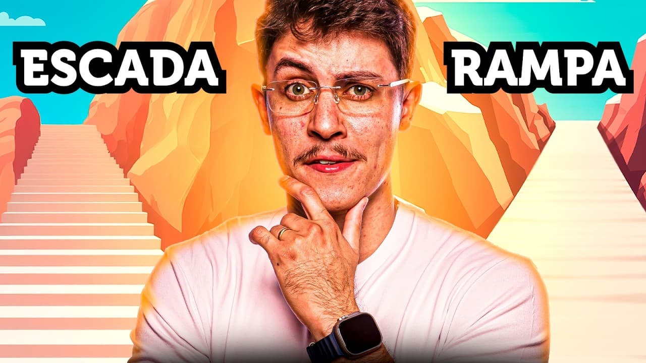 Thumbnail: Escada ou Rampa: Qual Cansa Mais? (A Física Explica)