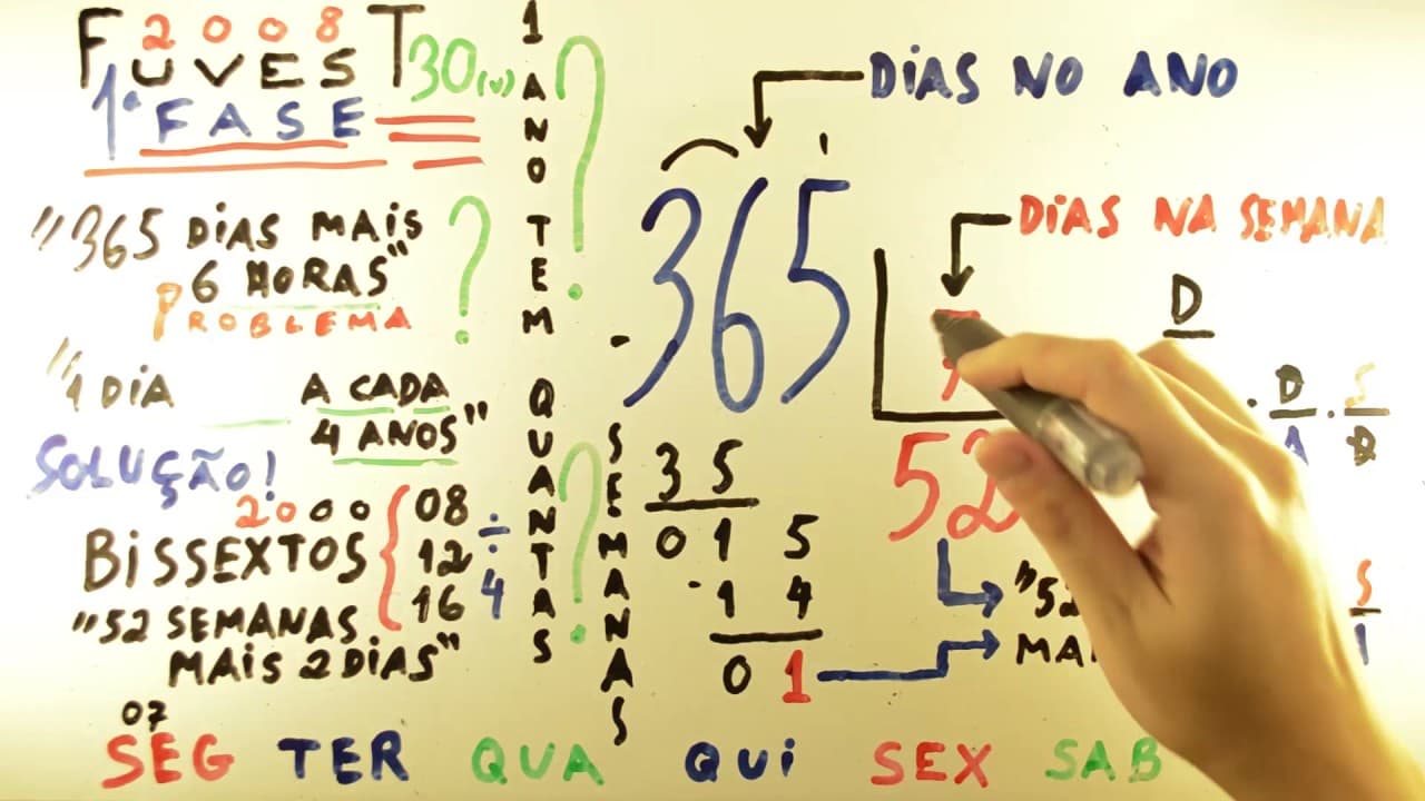 Thumbnail: Ano BISSEXTO FUVEST 2008 - Matemática 30 - Multiplicidade - 1ª fase Prova V - Aulas A+ Resolve