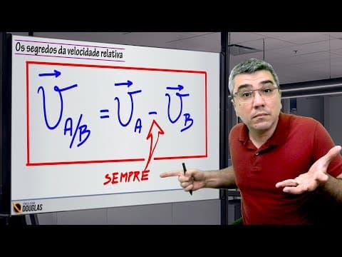 Thumbnail da aula: Os segredos da velocidade relativa | SEMPRE subtraia!
