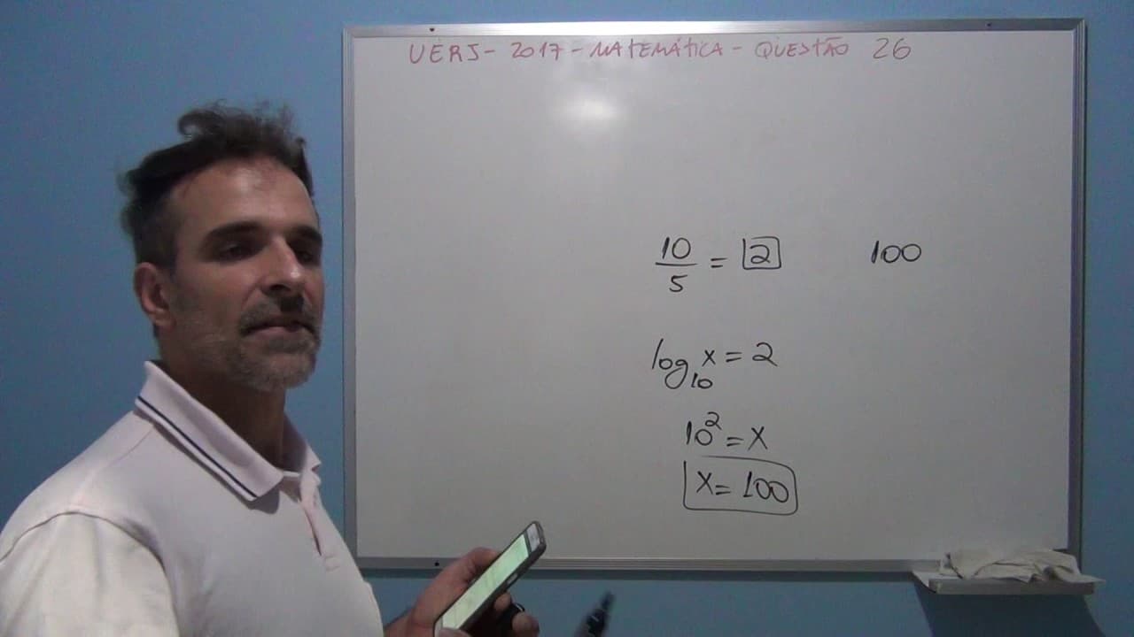 Thumbnail: UERJ 2017 MATEMÁTICA Questão 26