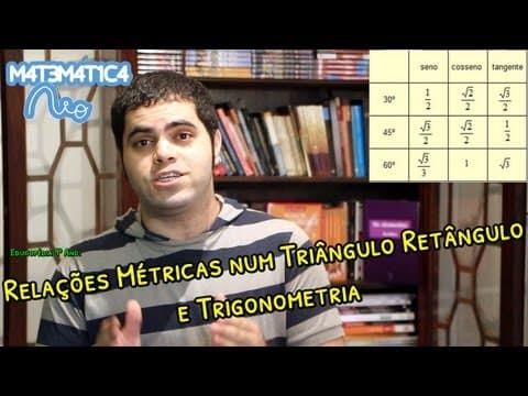 Thumbnail da aula: Relações Métricas num Triângulo Retângulo e Trigonometria | Matemática Rio (Aula 15 - EDUC. 9º Ano)