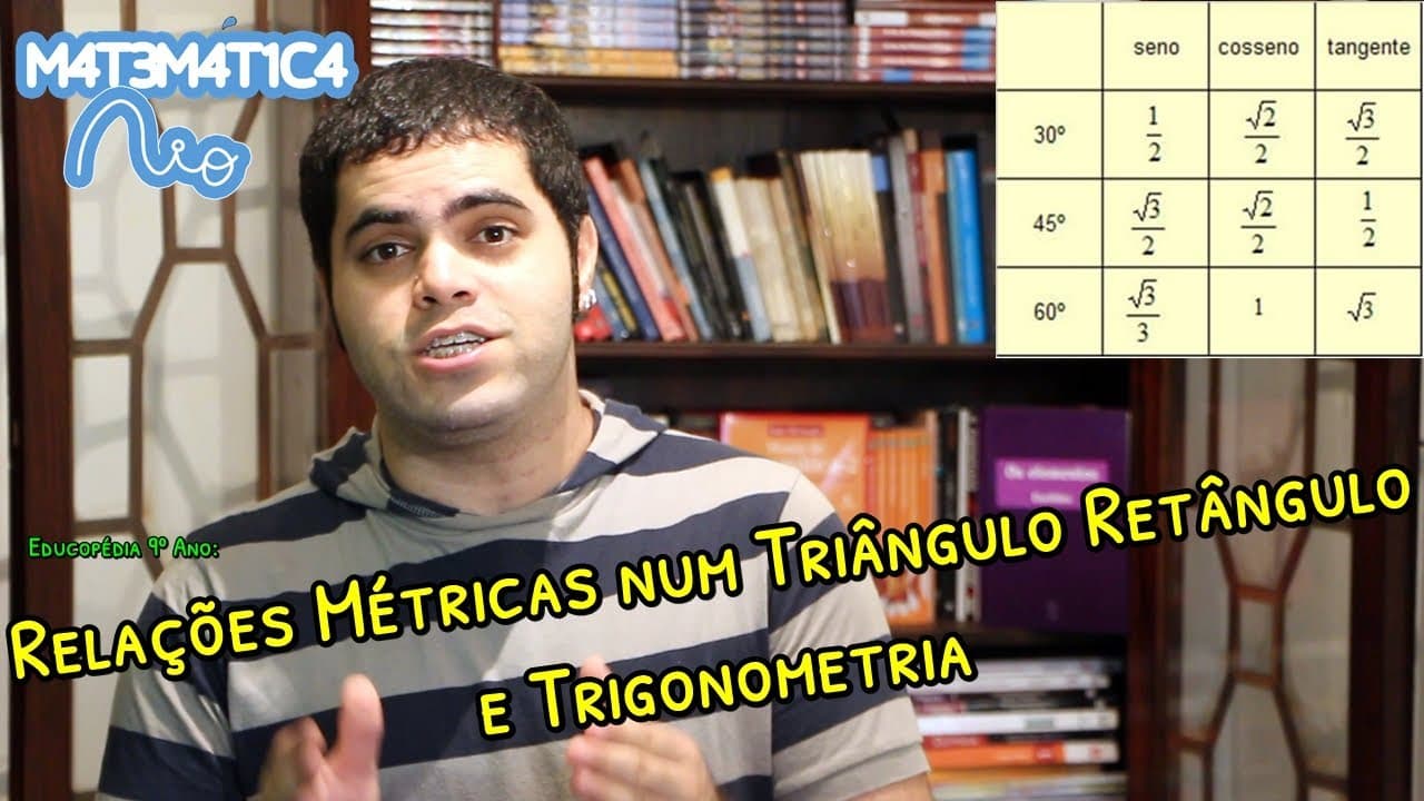 Thumbnail: Relações Métricas num Triângulo Retângulo e Trigonometria | Matemática Rio (Aula 15 - EDUC. 9º Ano)