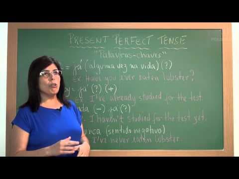 Thumbnail da aula: Videoaulas Poliedro | Enem | Present Perfect Tense:  Palavras-chaves I