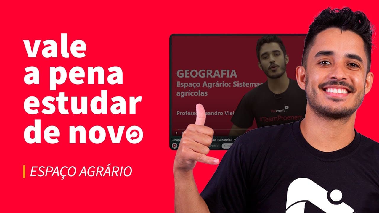 Thumbnail: Espaço Agrário | ProEnem