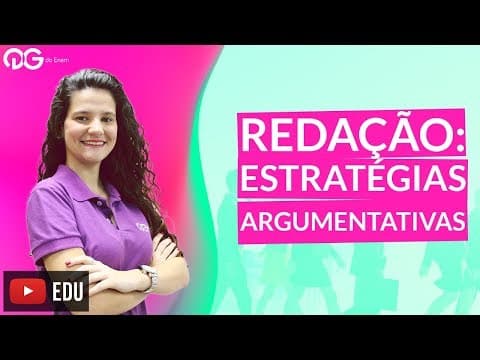 Thumbnail da aula: Estratégias argumentativas em questões do ENEM || Redação com Carolina Brum