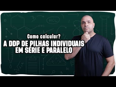 Thumbnail da aula: 🔋 COMO CALCULAR A DDP DE UMA PILHA? | Diferença de potencial com exemplos passo a passo