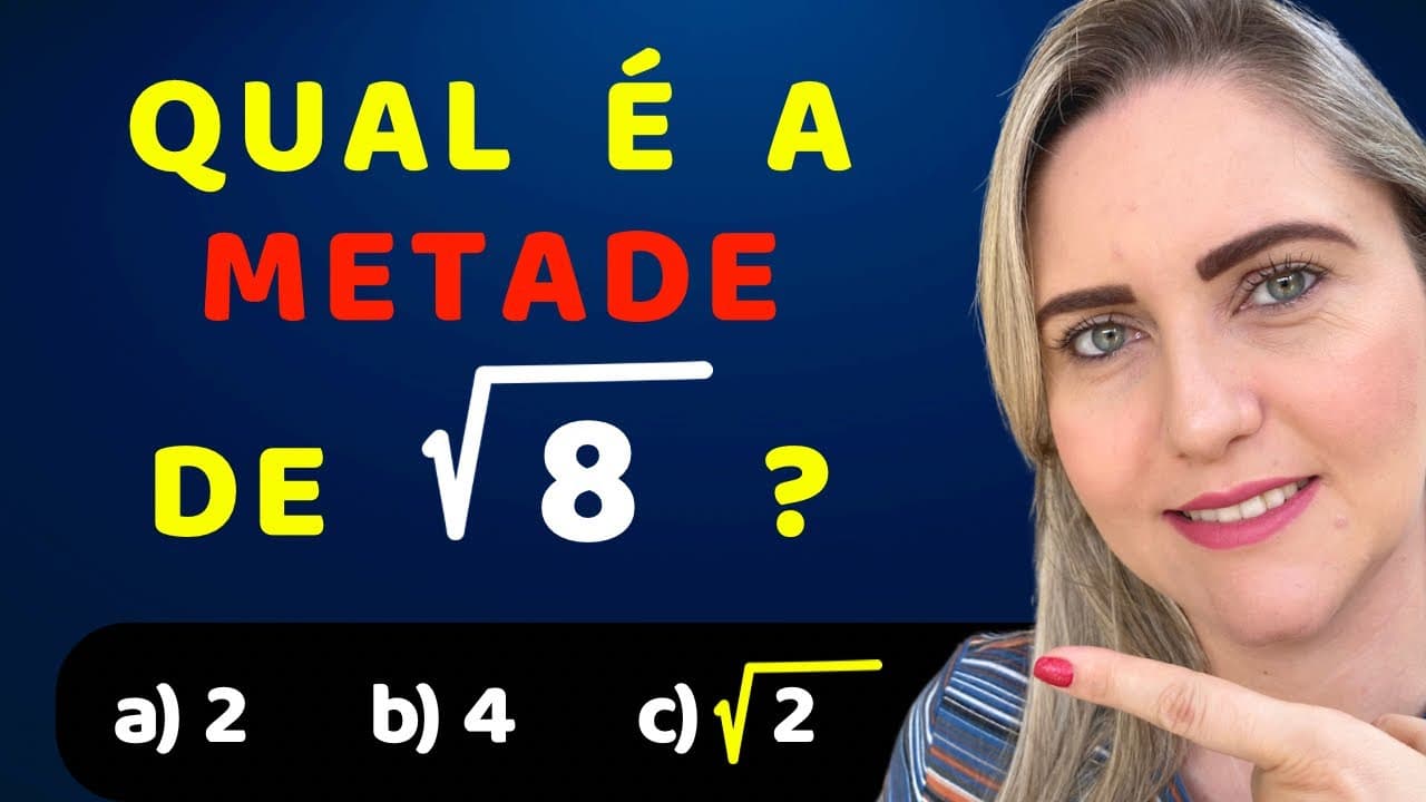 Thumbnail: 🤯QUAL É A RESPOSTA CERTA ??? Raiz quadrada ! Matemática básica todo dia.📚🚀